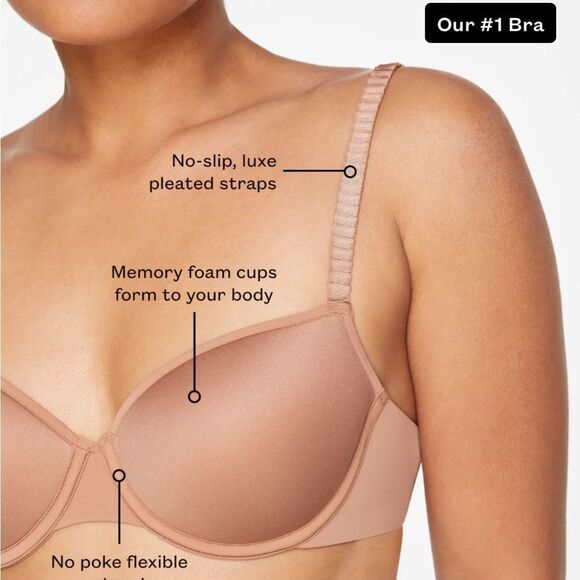 Thirdlove NWT 24/7® Classic T-Shirt Bra 38B 1/2 - Picture 2 of 4